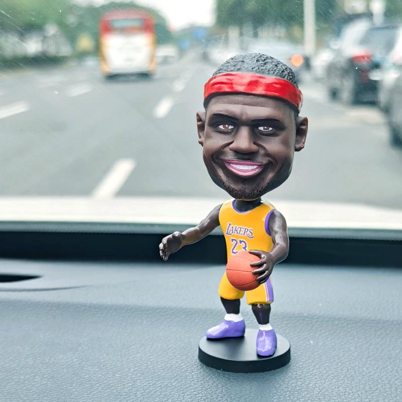 CR7 & Neymar Bobblehead Doll - Football Star Car Ornament Gift for Boys