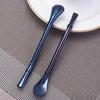 Tea Straws Filtered Spoons Juice Coffee Drinking Straw 6 Colors
