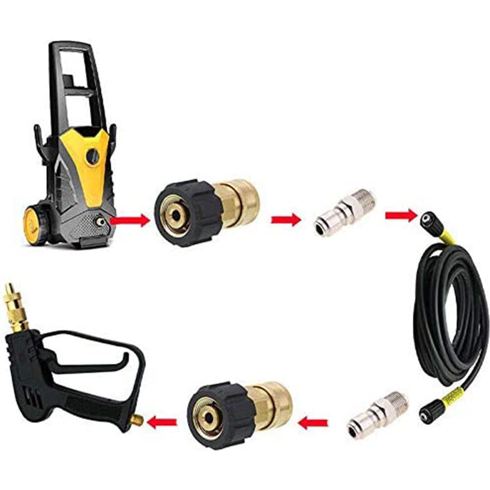Adapter Quick Connector Accessories Cleaning Pressure Washer