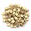 50pcs 15mm Star Wooden Beads Pentagram Loose Spacer Beads for Jewelry Making DIY Handmade Bracelets Neklace Decor Accessories