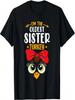 Ich bin Die Älteste Schwester Truthahn Lustig Familie Thanksgiving Mädchen T-Shirt