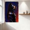 Vintage Predator Metal Tin Sign Retro Sci-fi Fantasy Movie Poster Plaque for Man Cave Home Bar Decor