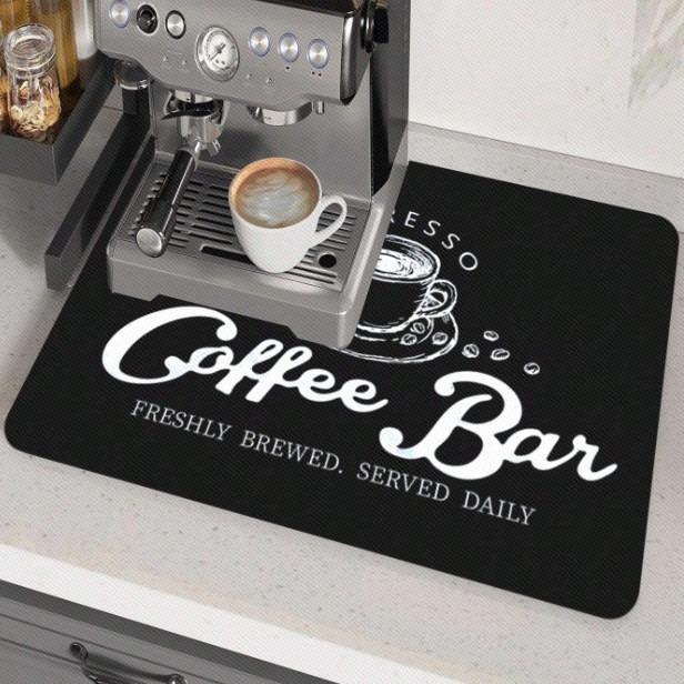 

Коврик для сушки кухонной столешницы, впитывающий коврик из диатомита для кофеварки, быстросохнущий коврик для сушки посуды на кухне, обеденный стол 40*50cm