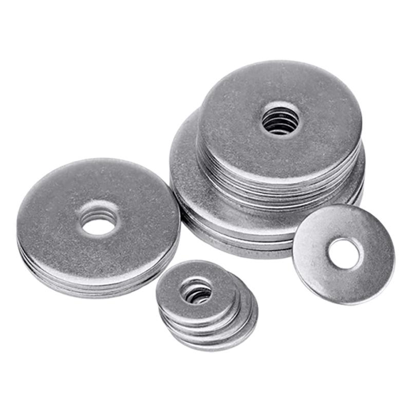 304 Stainless Steel Thickened Round Flat Washer M2-M30