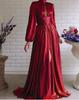 New 2025 spring and summer popular color waist hanging neck pendulum sexy avocado green dress long dress