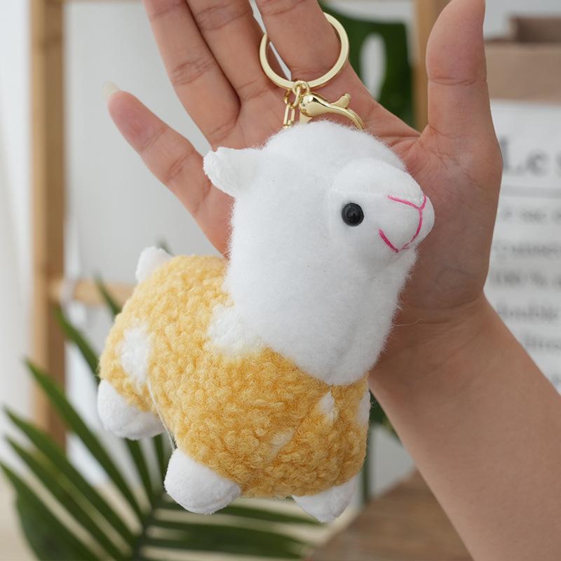 Alpaca Plush Toy Keychain Pendant