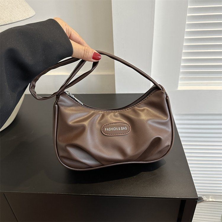 Simple and Fashionable Underarm Bag 2025 Texture Niche Shoulder Bag Factory Supply Chain Factory