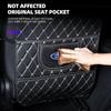 Hot New PU Leather Car Anti-Kick Mats Scratch & Wear Resistant Car Seat Back Protector Cover For Ford Focus Mondeo Fiesta MK7 Es