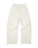 MOAA Ruffle Zipper Cargo Pants (White)