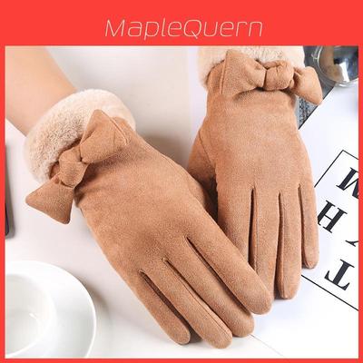 Gants de luxe d'hiver chauds épais doux cachemire écran tactile pour femmes dames élégantes