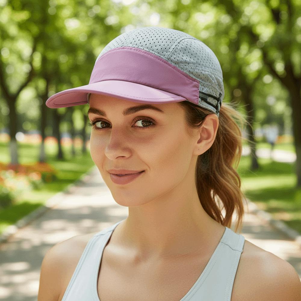 Quick Drying Running Cap Color Blocking Sun Hat Unisex Women‘s Baseball Caps Cycling