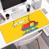The Simpsons Theme Mouse Pad, Non Slip Rubber Base, Multifunctional Office & Home Decor, Perfect for Workspace Personalization.