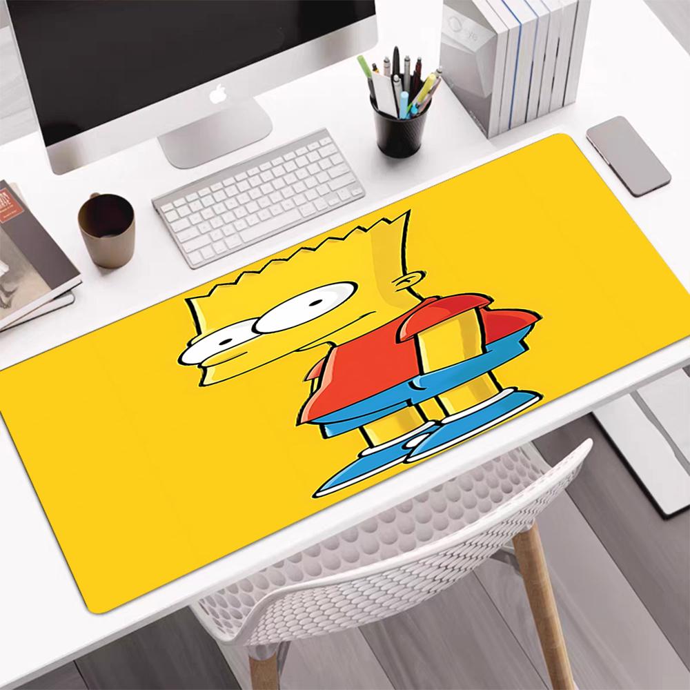 The Simpsons Theme Mouse Pad, Non Slip Rubber Base, Multifunctional Office & Home Decor, Perfect for Workspace Personalization.
