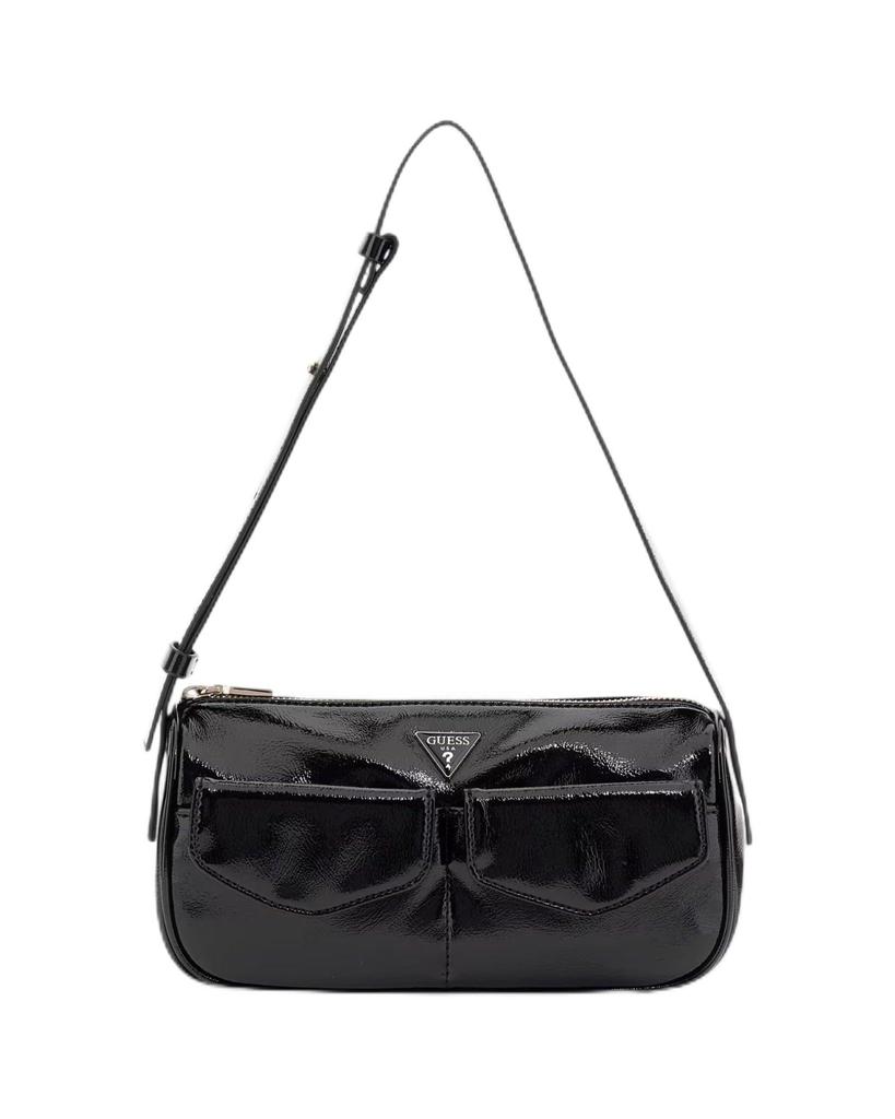 Shoulder WALDENA SML TOP ZIP SHLDR BAG BLA [Guess] Women's