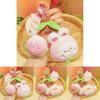 Soft Plush Peach Keychain Cute Accessory For Girls Perfect Gift For Friends