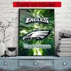 Philadelphia Eagles Personalized Name Diamond Paintings Mosaic Wall Round Diamond Art Painting Kits Embroidery Crystal Accessories Frameless