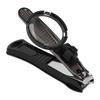 Nail Clipper Heavy Duty Portable Nail Cutter with Removable Magnifying Glass for Seniors