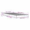 Floor Bed Frame Natural 90 X 220 Cm Solid Pine Wood