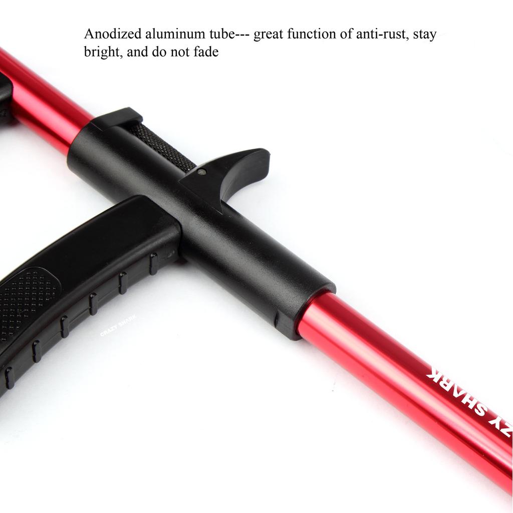 CRAZY SHARK Aluminum Hook Releaser/Remover, Quick Hook Removal, Lightweight, Portable Fishing Tool with Safety Rope
