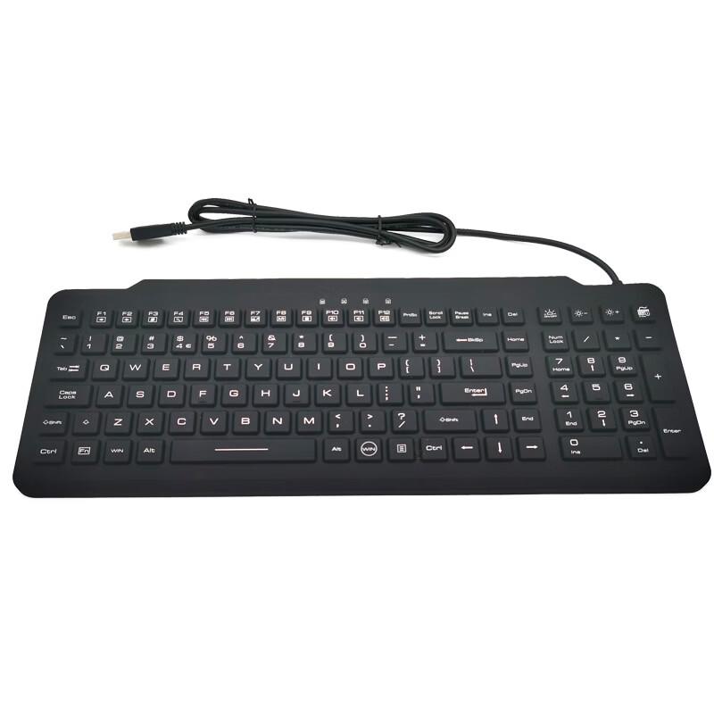 OLOEY 106 IP68 Waterproof Industrial Silicone Keyboard