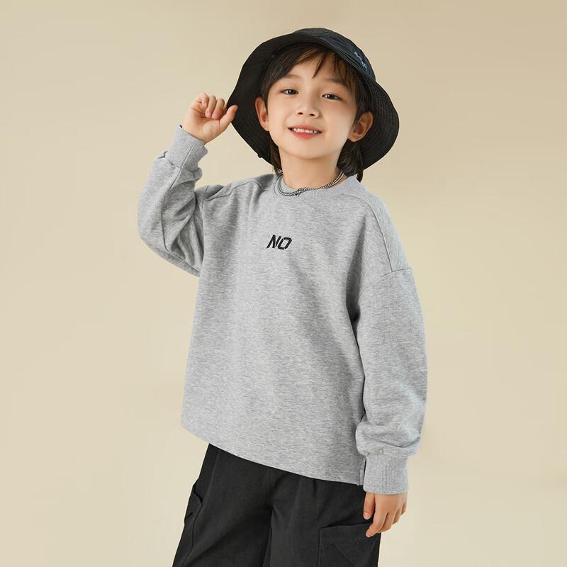 Duoduojia Boy s Soft & Comfy Embroidered Letter Sweatshirt 110