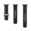 Pasek Silikonowy Puro Icon Do Apple Watch 38 / 40 / 41 Mm - Czarny (2 Szt.)