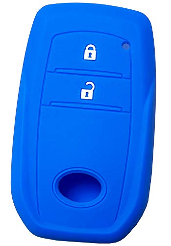 

[ИКТ] Силиконовый чехол для смарт-ключей Toyota, синий / Новый Harrier 80 серии (2020-) Только 3-кнопочный тип / Yaris Cross только 3-кнопочный тип / и т.д.. Специфический