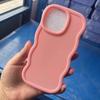 Applicable To Apple 15 Mobile Phone Case Macaron Large Wave IPhone 13 Drop Glue Doll Material Shell