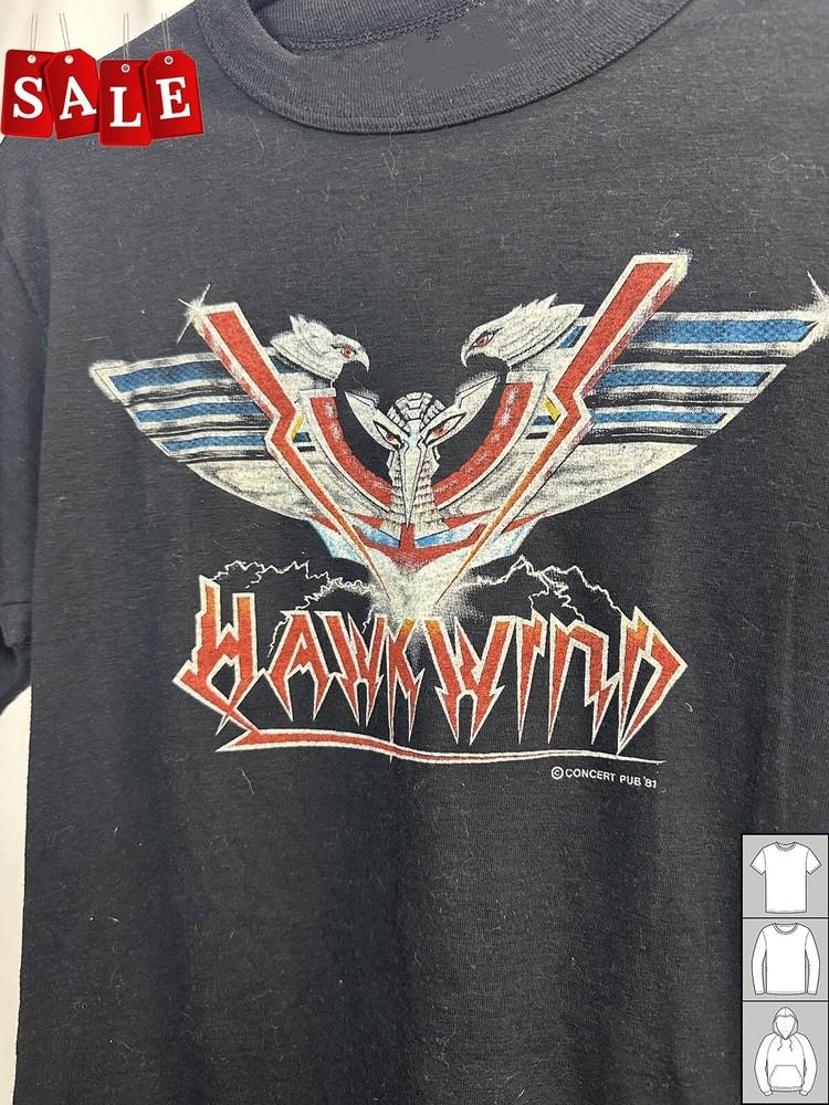 

Hawkwind Band Black TShirt Cotton Full Size Unisex S5XL LW773 Unisex T-Shirt L
