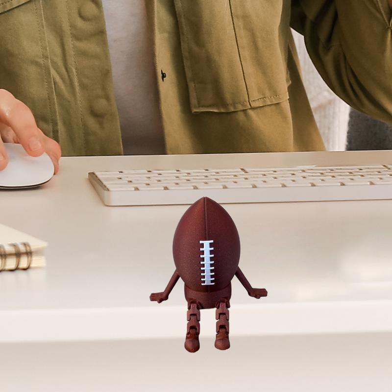 Statues For Home Decor 3D Printing Football-Shaped Home Furnishing Decoration Modern Desktop Decorations For Living Room Bedroom