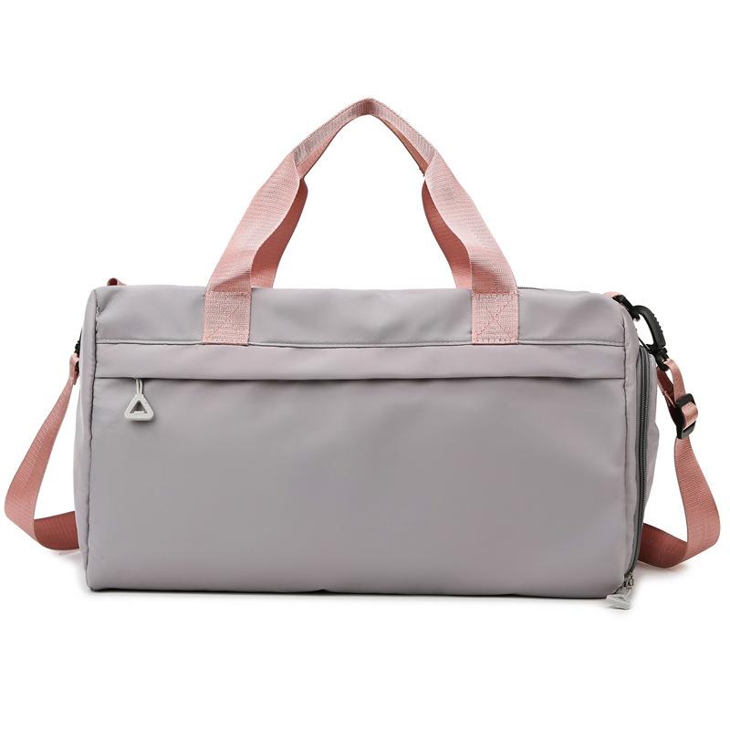 Dry and wet separation yoga bag fashionable simple wind fitness bag candy color fashion handbag