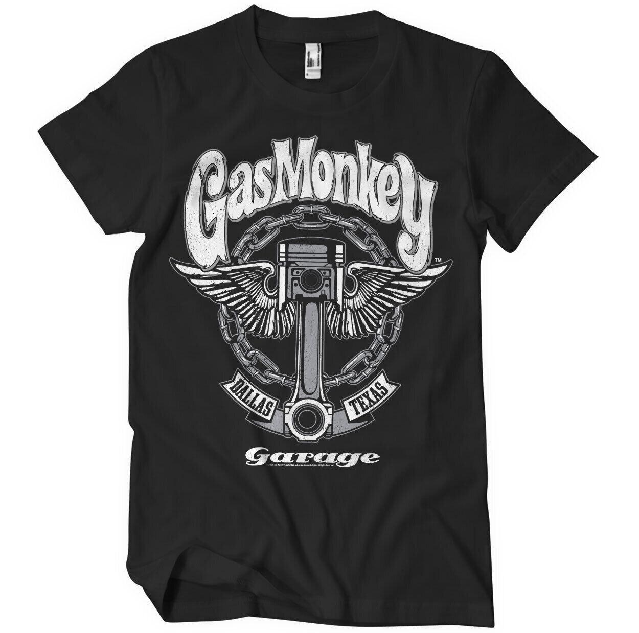 Maglietta Da Uomo Gas Monkey Garage Ufficialmente Licenziata Big Piston L