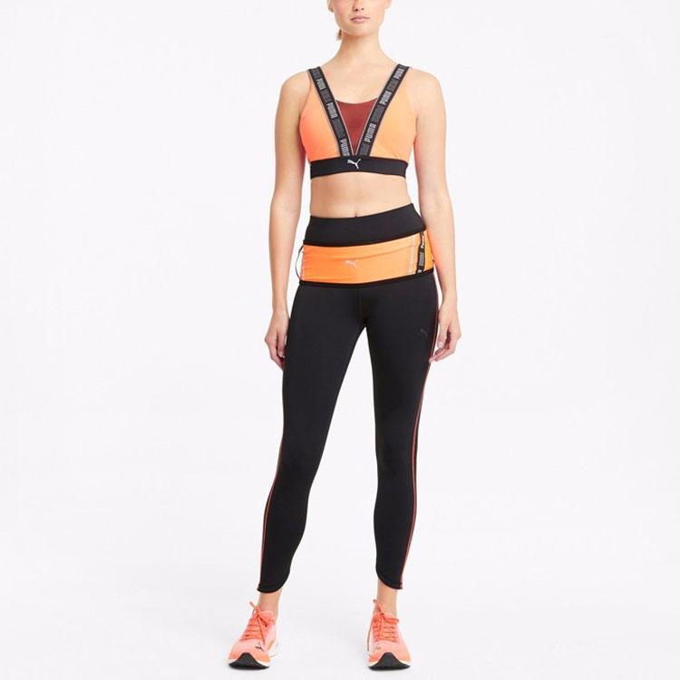 Puma Run Training Nine-Point Fitness Pants Women Bottoms Black 520400-01