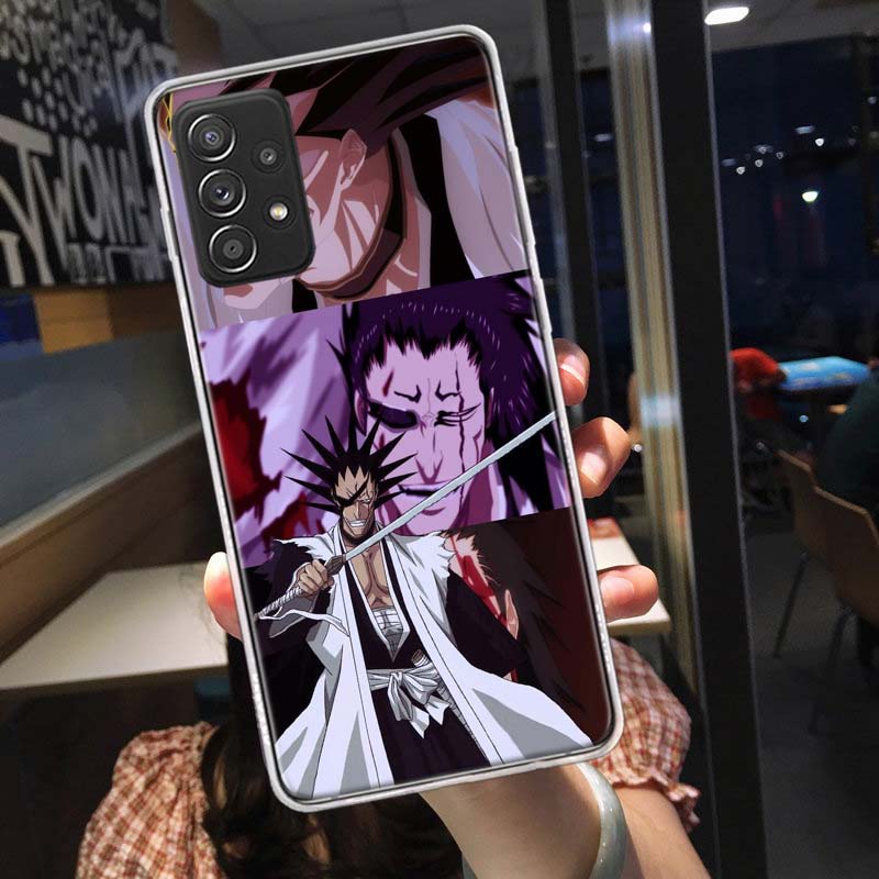 BLEACH Zaraki Kenpachi Phone Case for Samsung A54 A57 A37 A17 A14 A15 A12 A24 A34 A55 A35 A25 A52S A07 A05S A04S A22 A32 A72 Gal