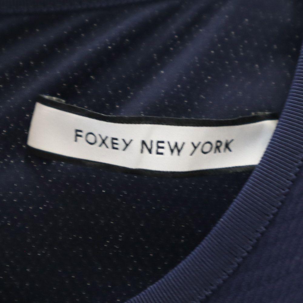 FOXEY NEW YORK fabricat în Japonia Rochie fără mâneci 38 Bleumarin Femei Folosit