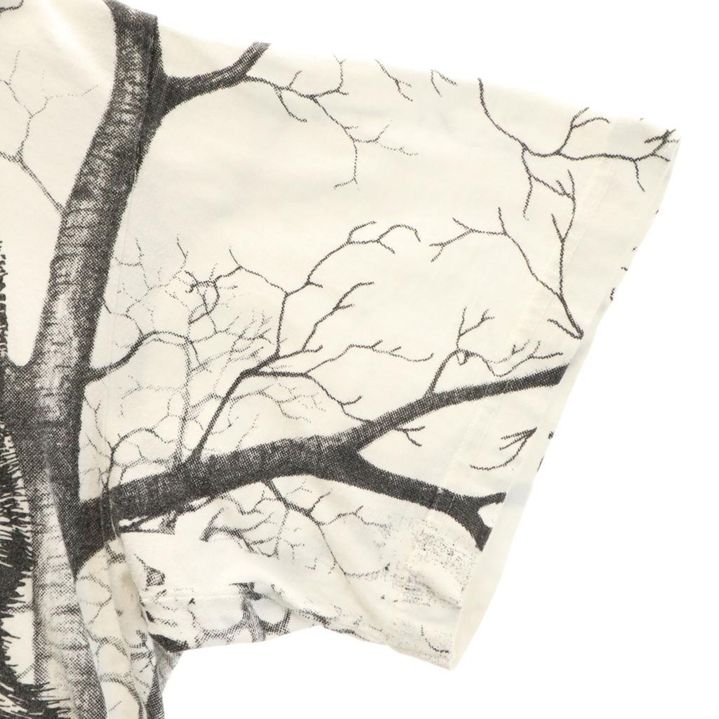 Sportnit 90s Old Wolf Short Sleeve T-shirt L White Animal Men's Used