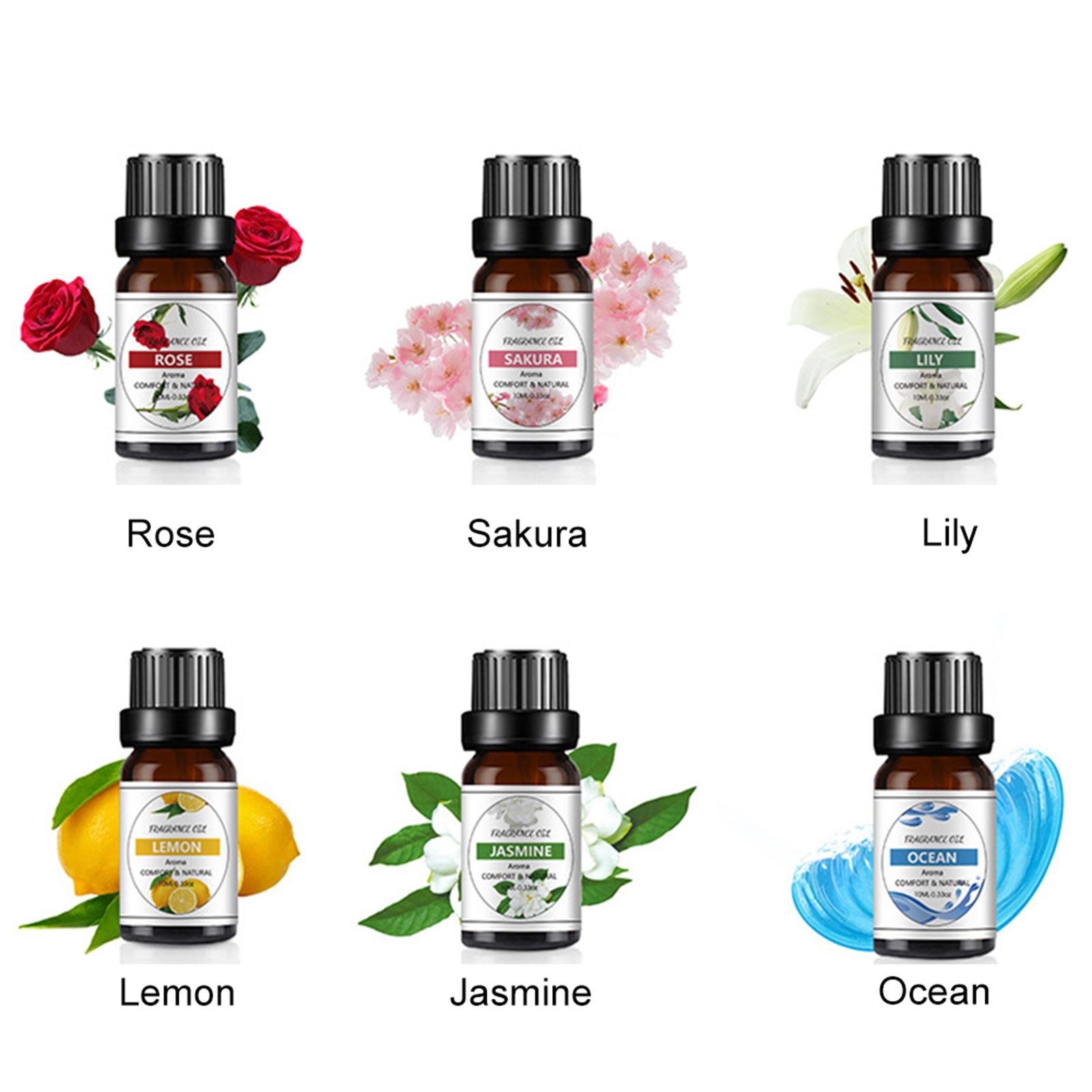 6PCS Water Soluble therapy Essential Oil for Humidifiers 10ML