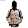 Stormtrooper Cosplay Costume Hoodies Spring Autumn Jacket Men's Coat for Adult Tops Halloween Party Prop 2025