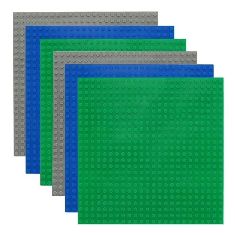 32x32 16x16 Dots Plastic Base Plates Building Blocks DIY Bricks Baseplates ABS Figures City Building Blocks Construction Toys