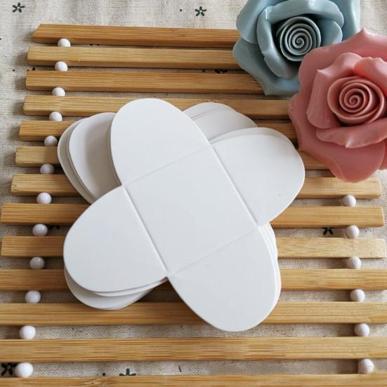 50Pcs Chocolate Tray Portable Kraft Paper Chocolate Spacer for Home