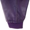 Needles Made In Japan Leather Jacket XS Purple Nepenthes Blouson Men's Used