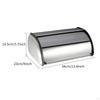 Bread Bin with Roll Lid Box Portable Vintage Rustic Storage Container for Entrance Baked Goods