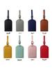 Winter 2022 Multicolor PU Leather Luggage Tag – Anti-Lost Boarding Info Tag for Suitcase