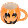 Pumpkin Face Ceramic Mug Creative Pumpkin Coffee Cup Decorative Water Cup Perfect for Home Office Halloween