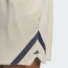 Adidas Originals Striped Elastic Waist Casual Shorts Women Bottoms Beige IJ5263