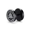 Gothic Norse Viking Runes Stud Earrings for Men Boys,Rock Punk Stainless Steel Valknut Wolf Head Compass Celtic Knot Earrings