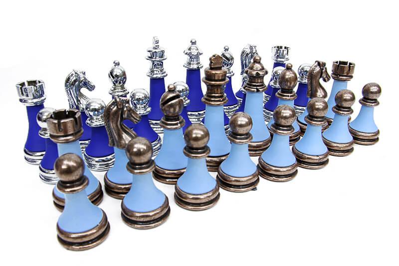 

Шахматная фигура Замак Полиэстер Парламент Бирюзовый