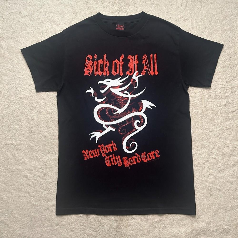 Vintage Sick Of It All 2004 T-shirt Unisex All Size Short Sleeve BO321 Unisex T-Shirt S