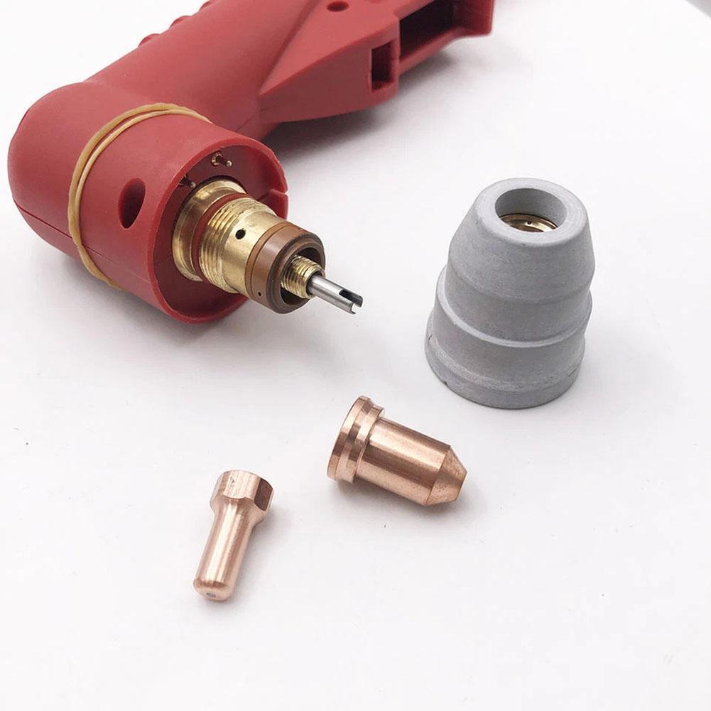 1 Satz Plasmabrennerkopf Kompatibel mit PT-80, PT80, IPT80 und IPT-80 Plasmabrennern. Ersatzteile für Elektrowerkzeuge