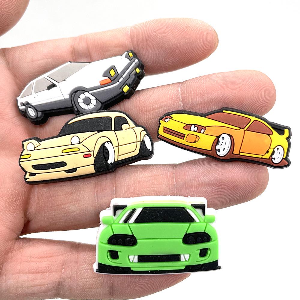 JDM9 Fun Car-Themed DIY Shoe Charms for Clogs and Garden Shoes